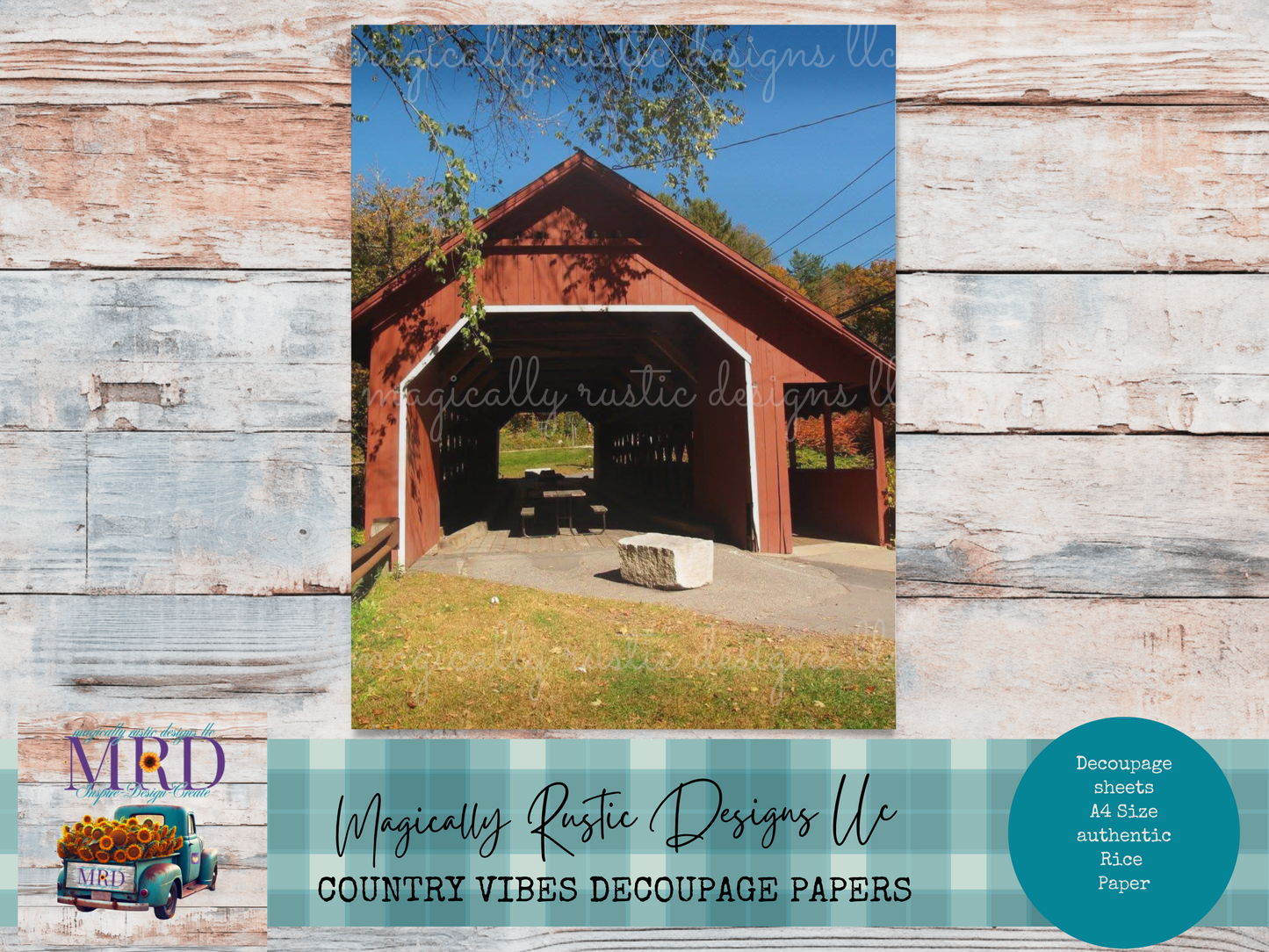 Country Vibes Decoupage Papers