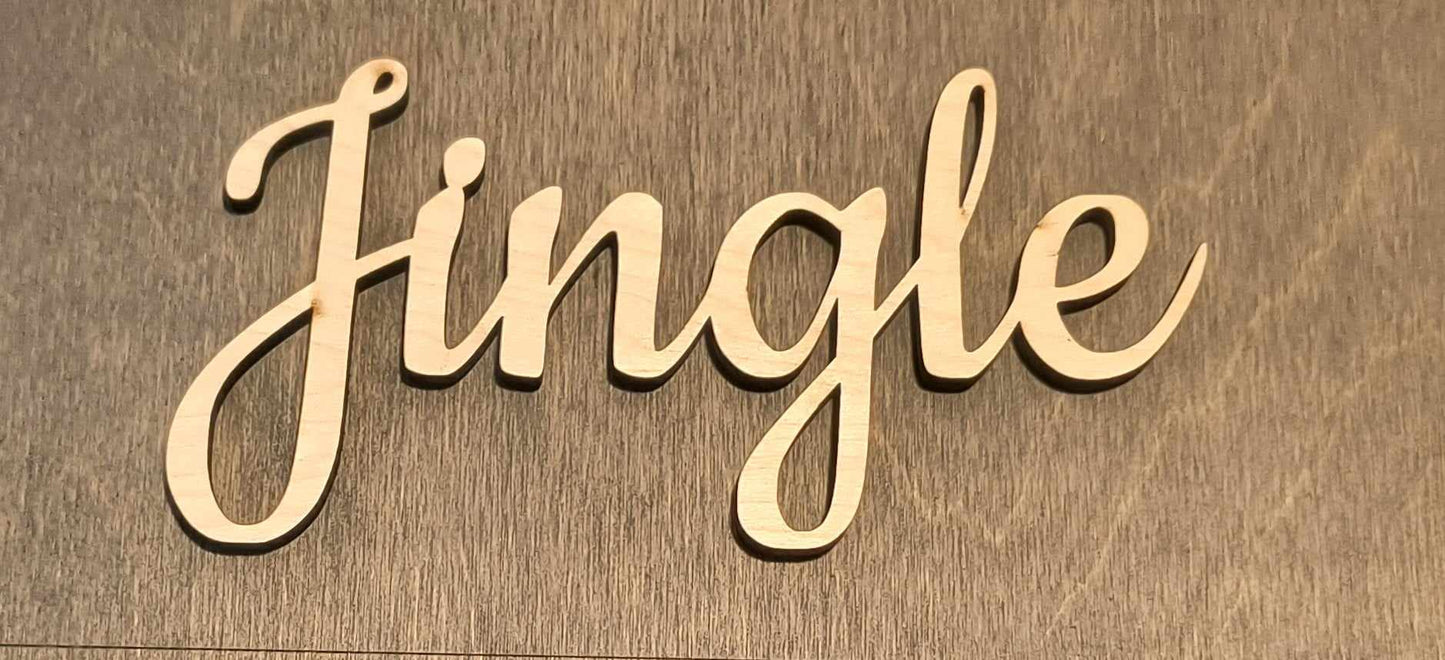 Christmas Word Cutouts