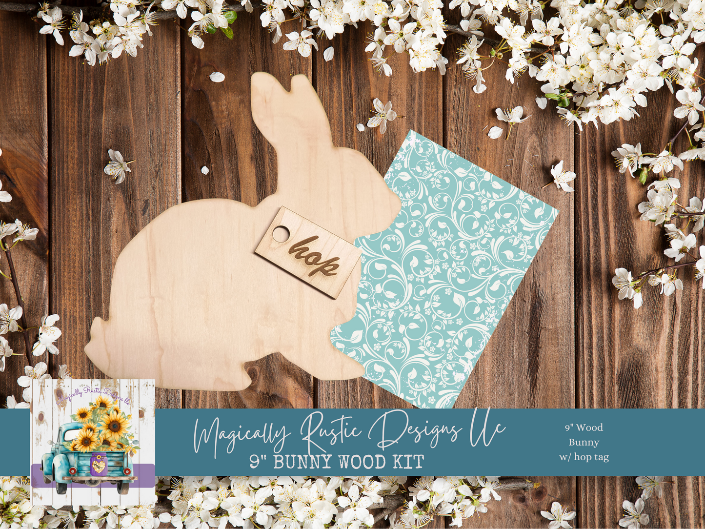 Bunny Wood Kit 9"