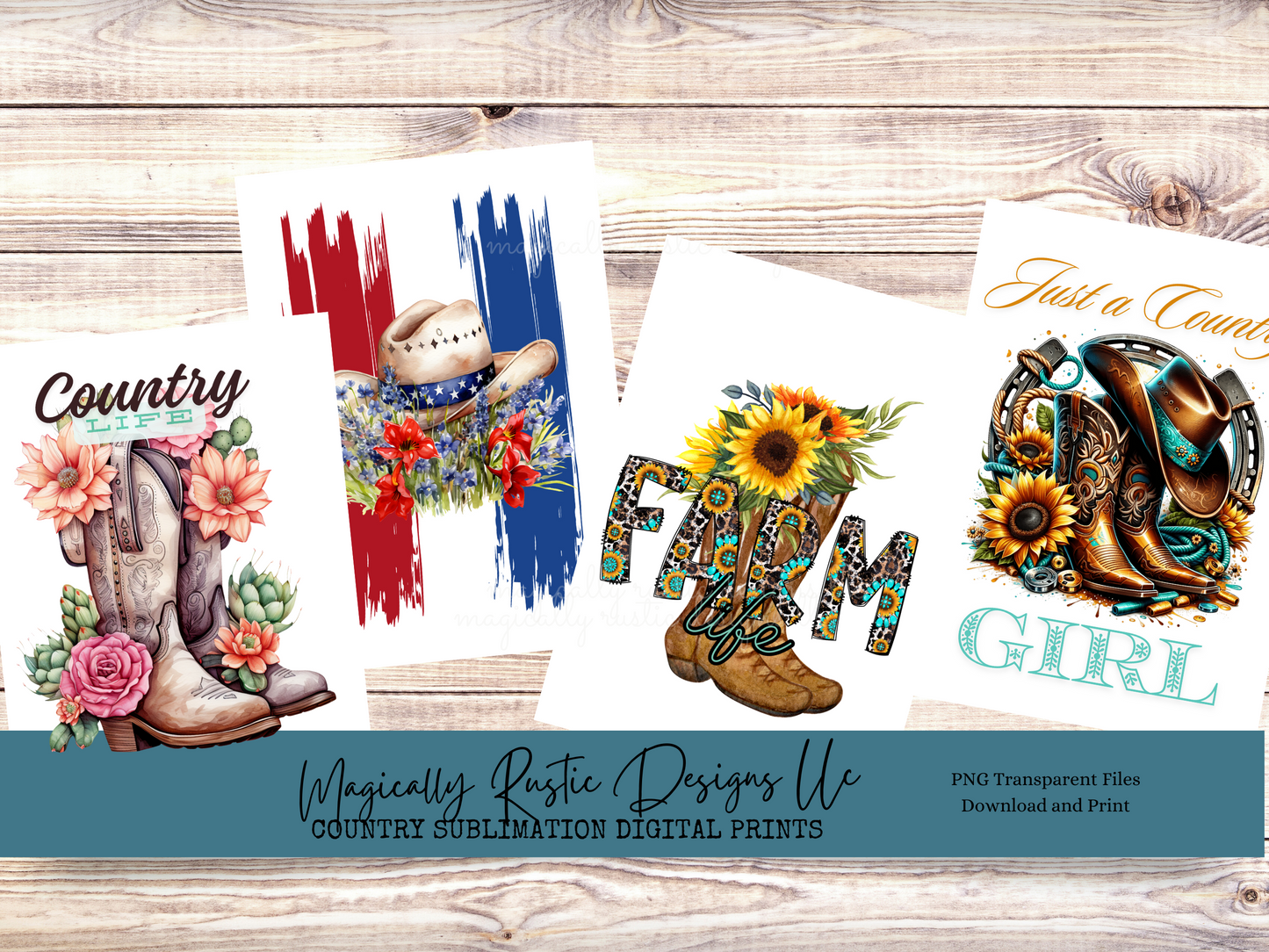 Country Sublimation Prints