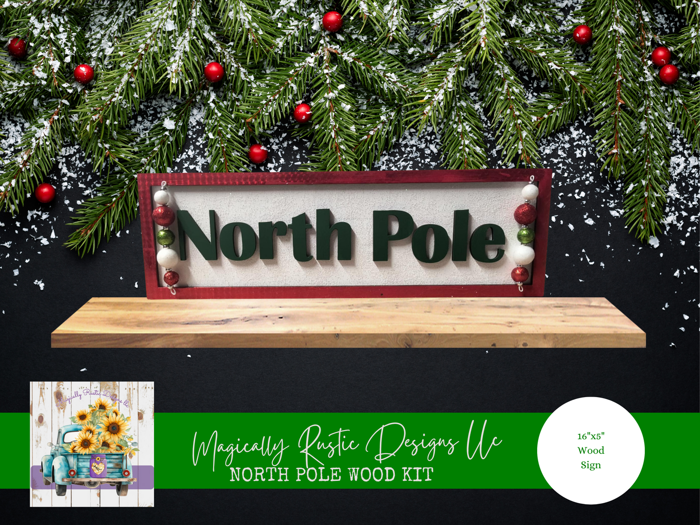 North Pole Sign Kit