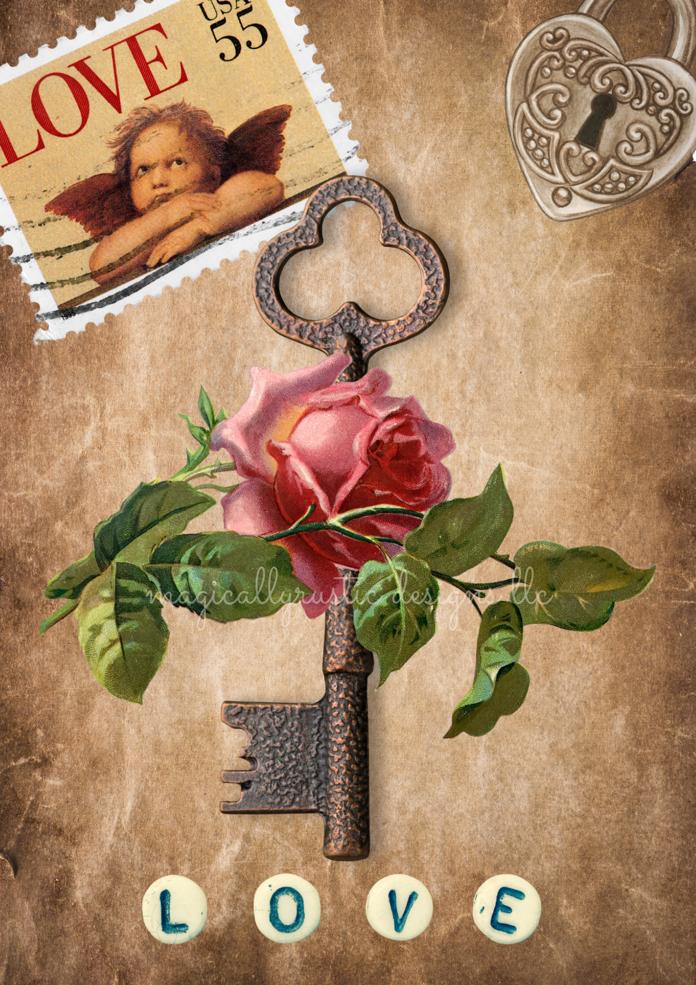 Valentine's Decoupage Papers