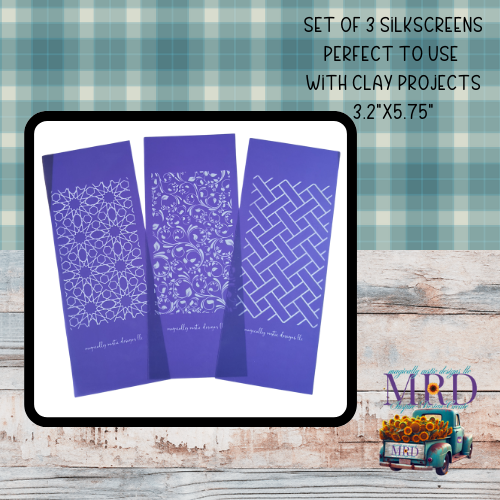 Patterned Silkscreens for Clay