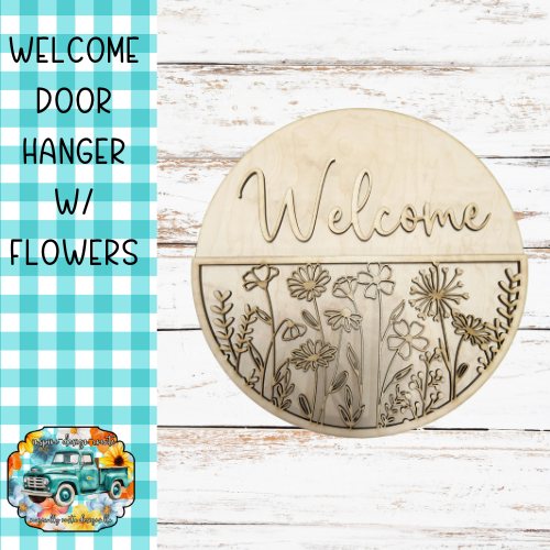 DIY Welcome Door Hanger Kit