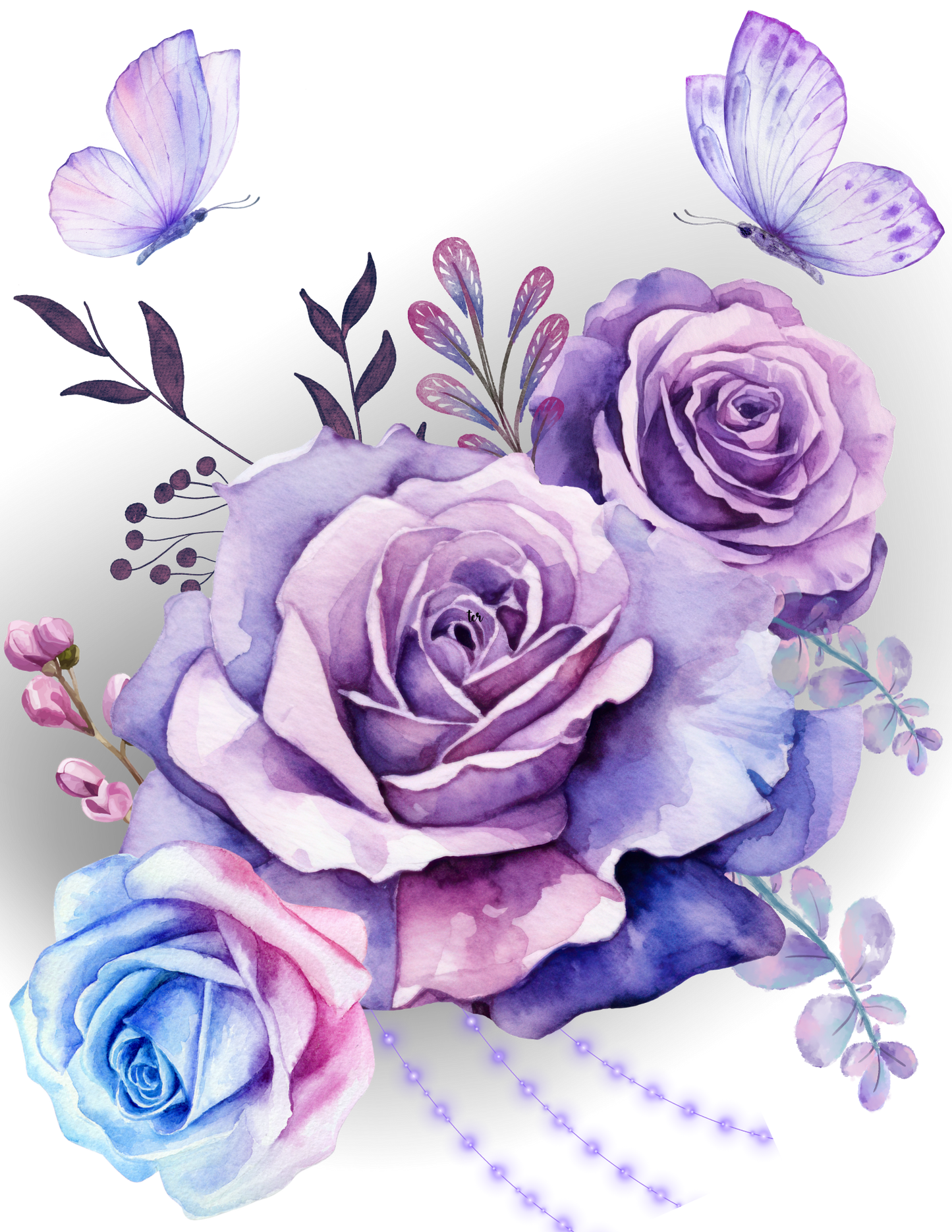 Flower Themed Decoupage Papers