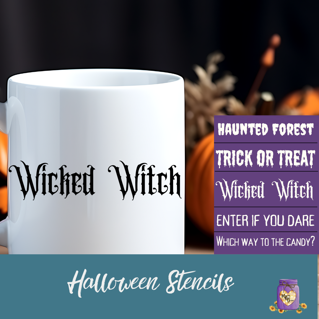 Halloween Silkscreen Stencils
