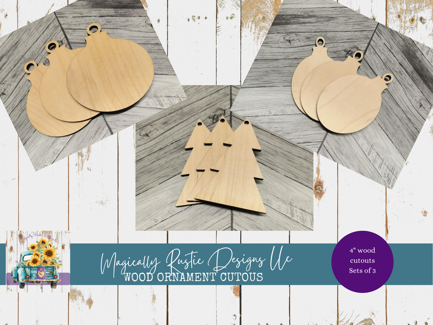Wood Ornament Cutouts