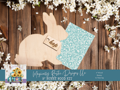 Bunny Wood Kit 9"