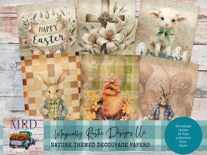 Easter Decoupage Papers