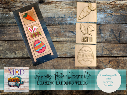 Leaning Ladder Interchangeable Tiles