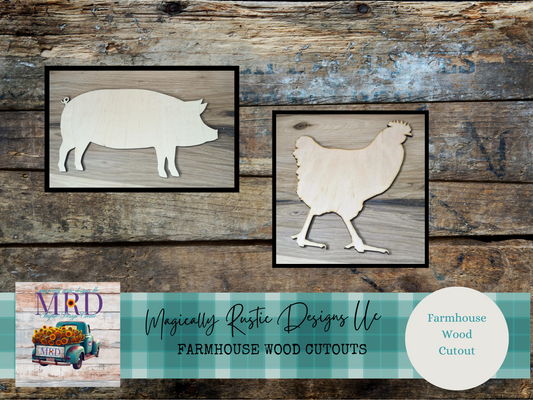 Farmhouse Wood Cutouts