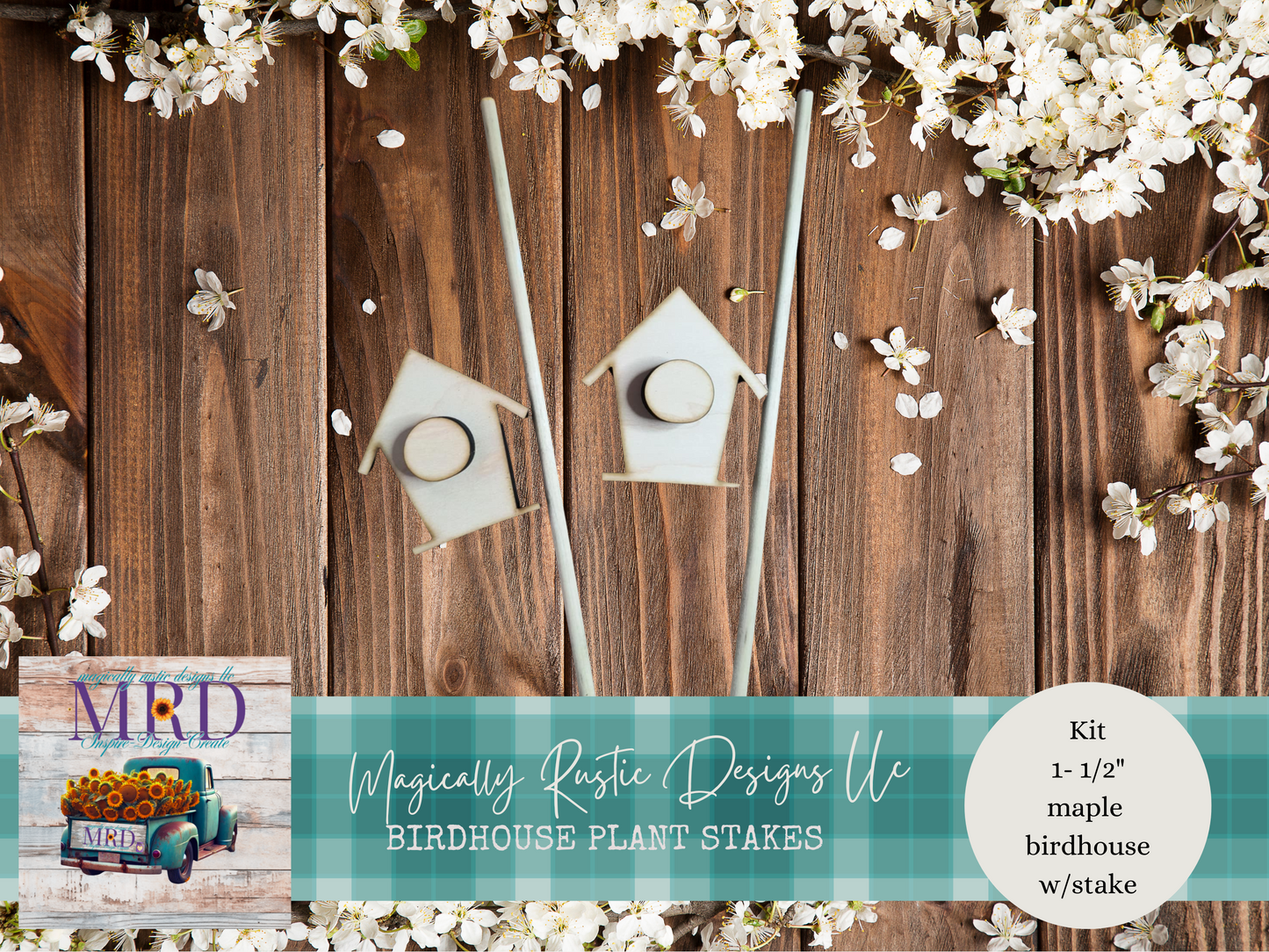 Birdhouse Plant Stakes