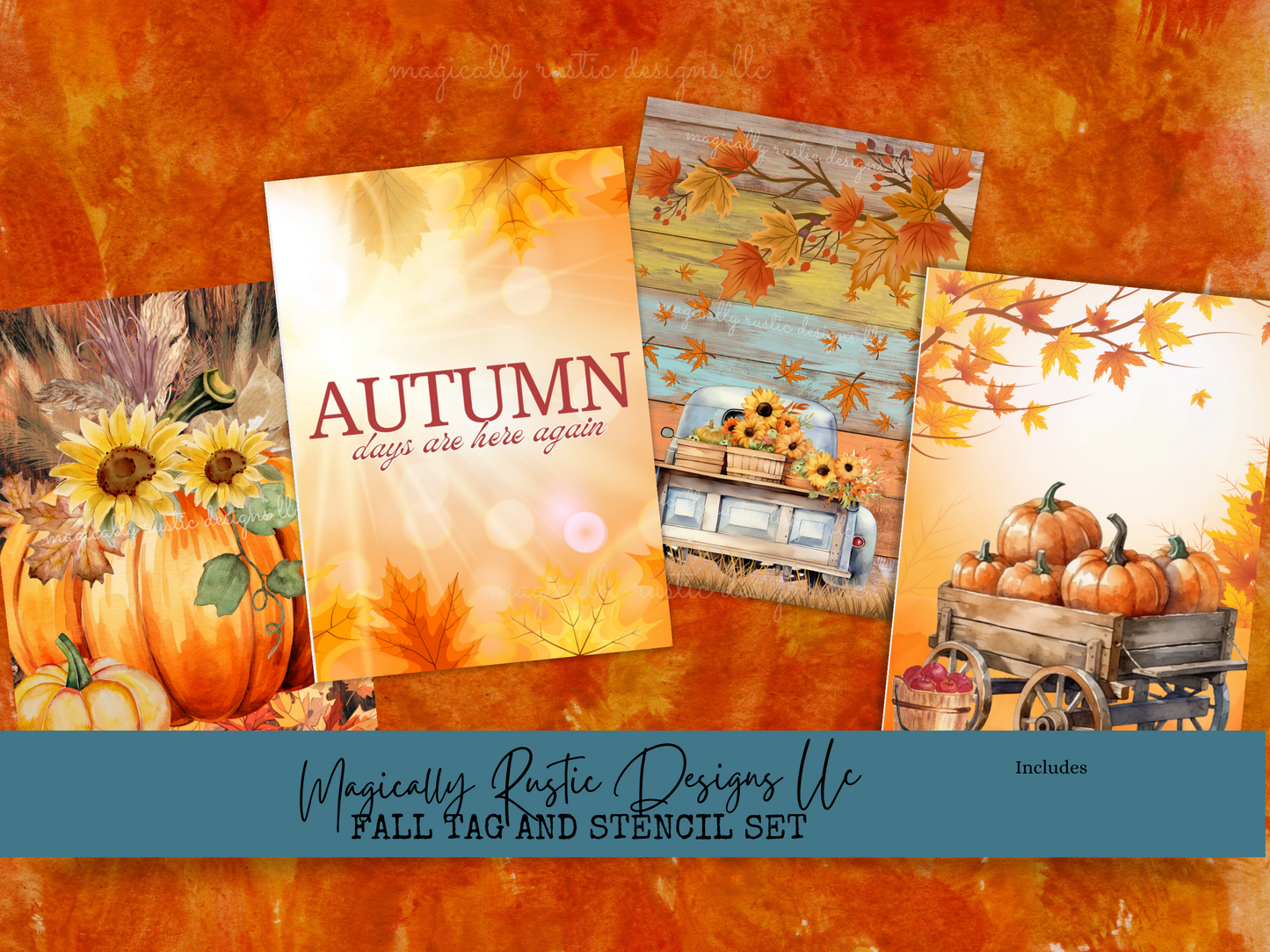 Fall Decoupage Papers