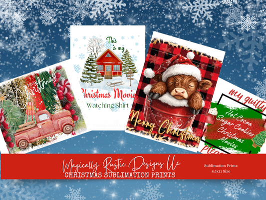 Christmas Sublimation Prints