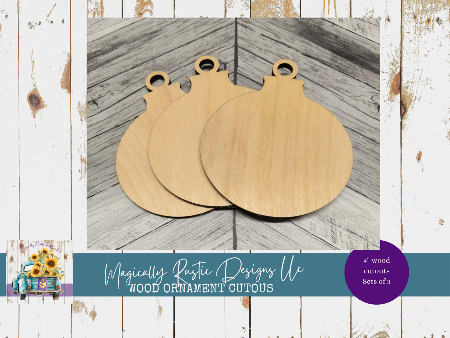 Wood Ornament Cutouts