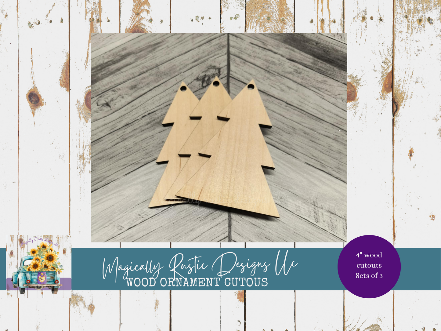 Wood Ornament Cutouts