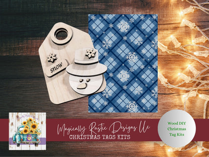 Christmas Wood Tag Kits