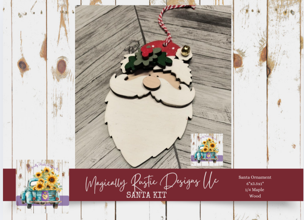 Santa Ornament Kit