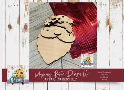 Santa Ornament Kit