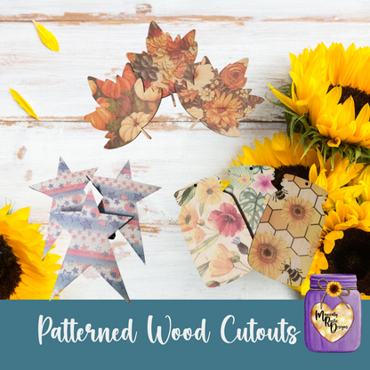 Patterned Wood Cutouts